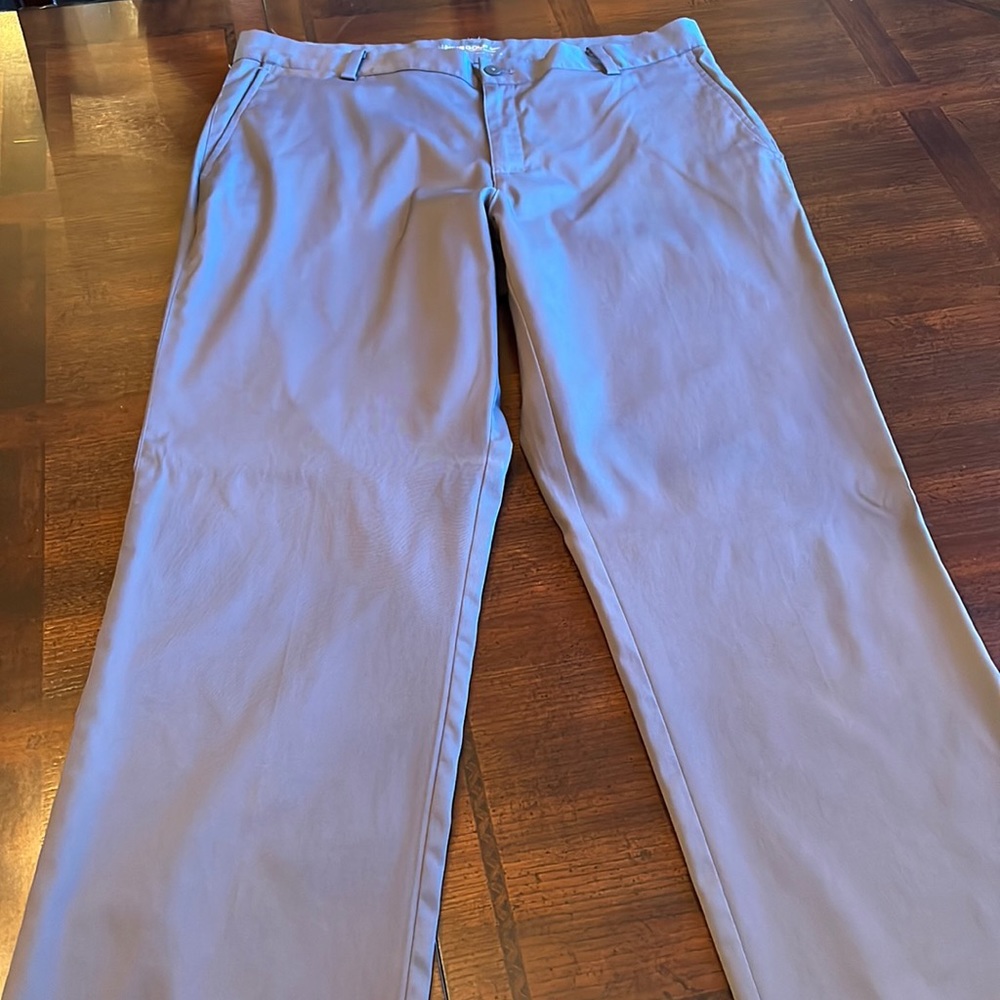 Men’s Nike Golf Flat Front Gray Dri-Fit Golf Pant 34x34